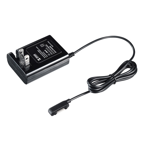 Xperia(TM)対応マグネットコネクタケーブル付きACアダプタ（ブラック）