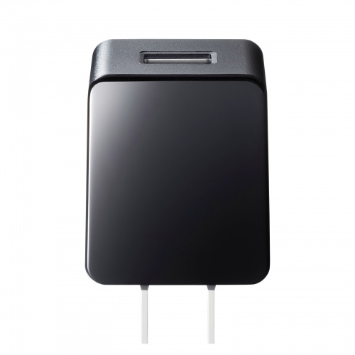 【アウトレット】USB充電器（1A出力・高耐久タイプ・1ポート・ブラック）ACA-IP49BKN