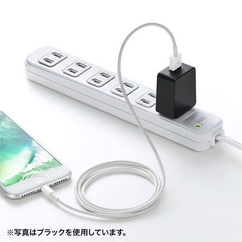 USB充電器（1A・高耐久・1ポート・ホワイト）