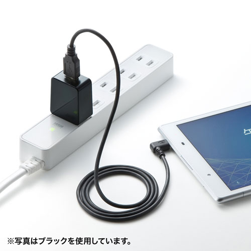 USB充電器（2A・高耐久・1ポート・ホワイト）