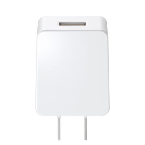 USB充電器（2A・高耐久・1ポート・ホワイト）