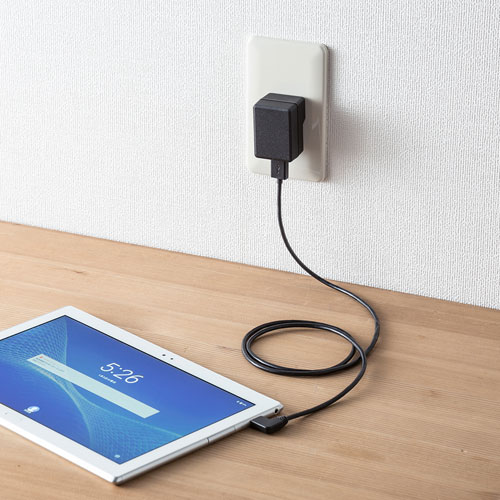 USB充電器（2A・高耐久・L字型）