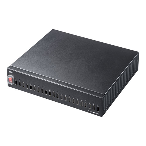 USB充電器（22ポート・合計52.8A・ブラック） ACA-IP72 | 激安通販の 