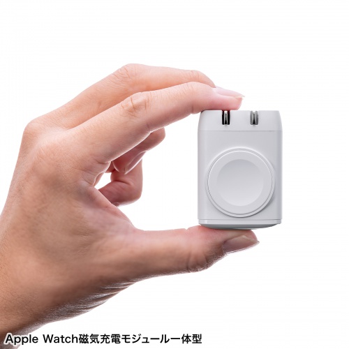 Apple Watch対応 USB充電器（PD30W・USB-C×1・2in1・小型・急速充電・iPhone・iPad・13インチMacBook Air・スマホ・タブレット）