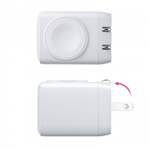 Apple Watch対応 USB充電器（PD30W・USB-C×1・2in1・小型・急速充電・iPhone・iPad・13インチMacBook Air・スマホ・タブレット）