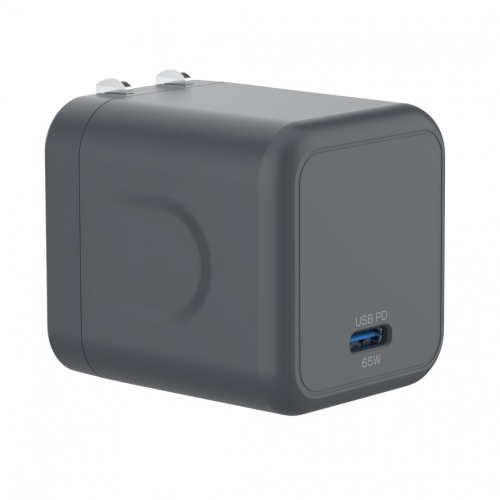 USB充電器（PD・充電器・最大65W・1ポート・Type-C×1・GaN採用・折りたたみ式プラグ・小型・キューブ・急速充電・ノートパソコン・スマホ・タブレット・PSE適合商品）