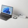 USB充電器（クランプ式・机固定・PD65W・Type-C×2ポート＋USB A×2ポート・4台同時充電・複数ポート・絶縁キャップ・ホワイト）