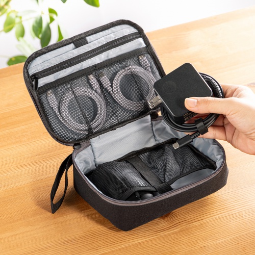 AC充電器(ACアダプタ・USB充電器・PD45W・Type-C ケーブル一体型・ノートパソコン充電器・WWCB認証・Chromebook・スマホ・タブレット・持ち運び・ブラック)