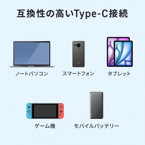 AC充電器(ACアダプタ・USB充電器・PD45W・Type-C ケーブル一体型・ノートパソコン充電器・WWCB認証・Chromebook・スマホ・タブレット・持ち運び・ブラック)