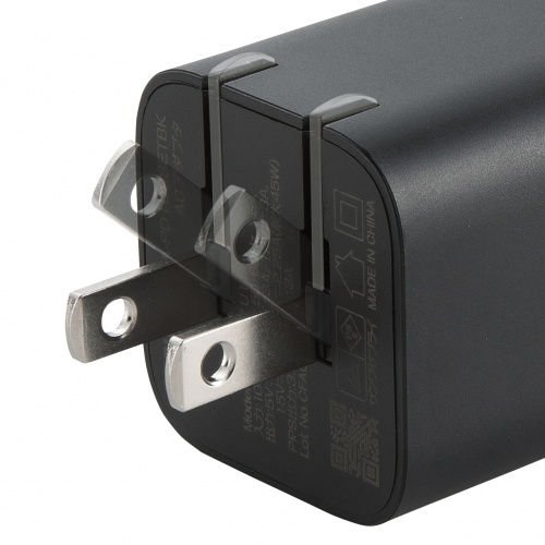 USB充電器（PD45W・Type-Cケーブル付き（2m）・C×1 GaN採用・PD-PPS対応・折りたたみ式プラグ・超小型・急速充電・ノートパソコン・スマホ・タブレット・PSE適合商品）