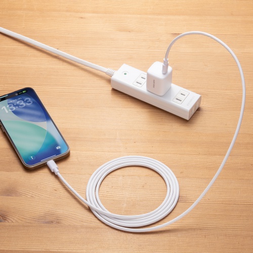 充電ケーブルセット（USB-C充電器・AC充電器・PD20W・急速充電・超小型・折りたたみ式プラグ・PSE取得・ケーブル長2m・iPhone・iPad・スマホ・タブレット・モバイルバッテリー）