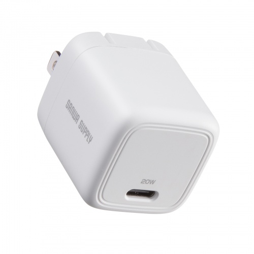 充電ケーブルセット（USB-C充電器・AC充電器・PD20W・急速充電・超小型・折りたたみ式プラグ・PSE取得・ケーブル長2m・iPhone・iPad・スマホ・タブレット・モバイルバッテリー）