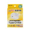 【アウトレット】USB-C充電器（AC充電器・PD20W・急速充電・超小型・折りたたみ式プラグ・PSE取得・iPhone・iPad・スマホ・タブレット・モバイルバッテリー）