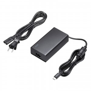 AC充電器（ACアダプタ・PD100W・Type-Cケーブル一体型・ノートパソコン・ドッキングステーション用）