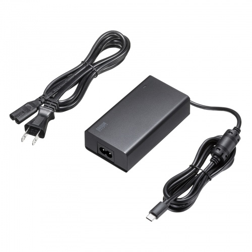 AC充電器（ACアダプタ・PD100W・Type-Cケーブル一体型・ノートパソコン・ドッキングステーション用）