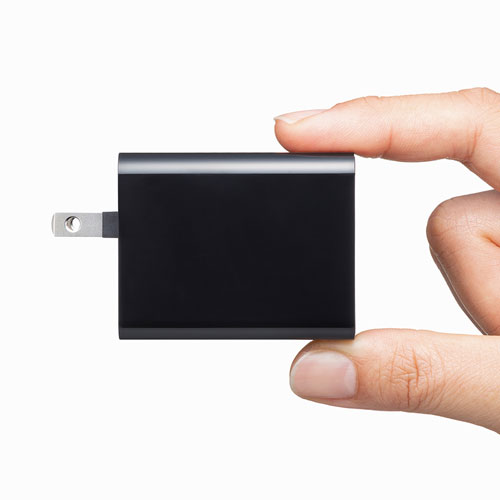 タイプC充電器(パソコン充電器・iPhone・コンセント・アダプター・PD・おすすめ・45W・TypeCケーブル付き・ブラック） ACA-PD80BK サンワサプライ