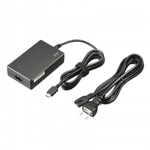 【訳あり 新品】タイプC充電器(パソコン充電器・iPhone・コンセント・アダプター・PD・おすすめ・100W・Type-Cケーブル一体型・ブラック） ACA-PD94BK サンワサプライ