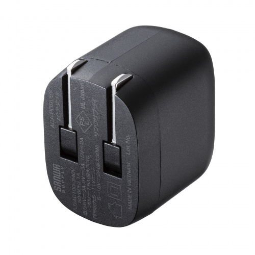 USB-C充電器（USB PD30W・超小型・急速充電器・Type-C・1ポート・iPhone・iPad・スマートフォン・Android・各種対応・PSE認証商品・ブラック）