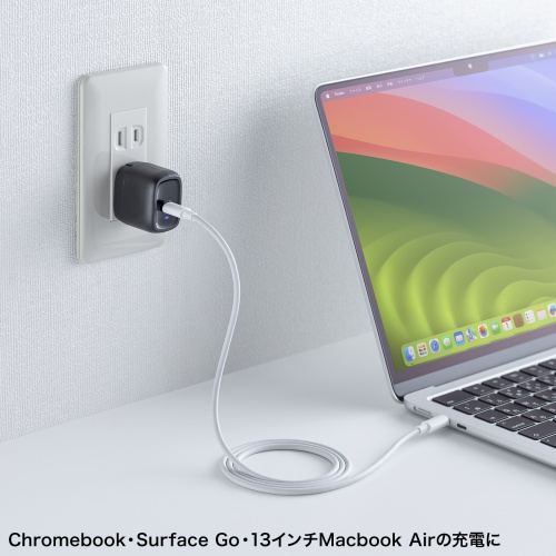 USB-C充電器（USB PD30W・超小型・急速充電器・Type-C・1ポート・iPhone・iPad・スマートフォン・Android・各種対応・PSE認証商品・ブラック）