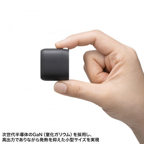 USB-C充電器（USB PD30W・超小型・急速充電器・Type-C・1ポート・iPhone・iPad・スマートフォン・Android・各種対応・PSE認証商品・ブラック）