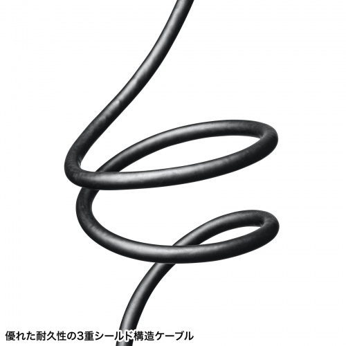 USB Type C-HDMI変換アダプタ（4K/30Hz・L字・ケーブル長20cm・ブラック）AD-ALCHD02L