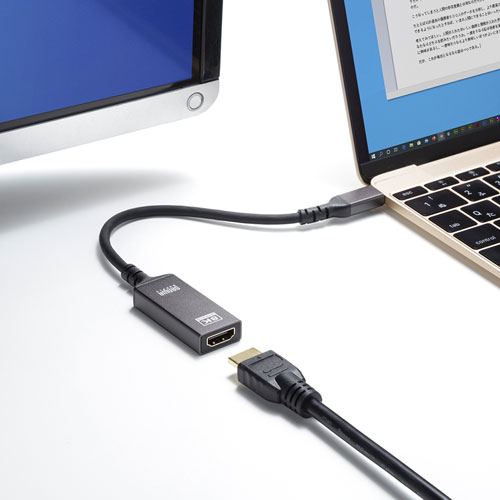 USB Type C-HDMI変換アダプタ(8K/60Hz/HDR対応)　AD-ALCHDR03