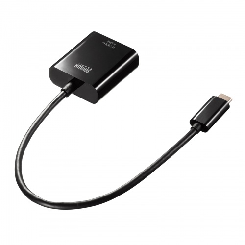 USB-C-HDMI 変換アダプタ（4K/60Hz・簡易パッケージ・フルHD/60Hz・ケーブル長20cm・iPhone15/16対応・MacBook対応・iPad Pro Air 対応・ブラック）