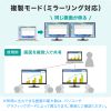 USB-C HDMI 変換アダプタ（2画面・4K/60Hz・HDR・ケーブル長20cm・Windows・マルチディスプレイ・ミラーリング）
