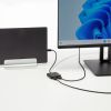 USB Type C-HDMI変換アダプタ（2画面・4K/60Hz・HDR対応・PD100W・ケーブル長20cm・ブラック）