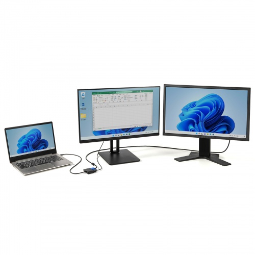 USB Type-C HDMI / VGA 変換アダプタ（2画面出力・4K/60Hz・ケーブル長50cm）
