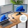 USB Type-C HDMI / VGA 変換アダプタ（2画面出力・4K/60Hz・ケーブル長50cm）