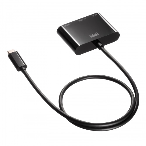 USB Type-C HDMI 変換アダプタ（USB Aポート・4K/60Hz・PD140W・ケーブル長50cm・USBハブ・MacBook・iPad Pro対応・iPad Air対応・HDR）