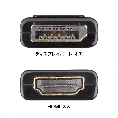 DisplayPort - HDMI 変換アダプタ（4K/60Hz対応）AD-DPPHD02 サンワサプライ