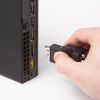 DisplayPort-VGA変換アダプタ（インチナット付き・抜け防止・ディスプレイポート・アクティブタイプ・コンパクト・ミニD-Sub（HD・15pin・1080p）