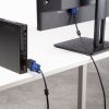 DisplayPort-VGA変換アダプタ（インチナット付き・抜け防止・ディスプレイポート・アクティブタイプ・コンパクト・ミニD-Sub（HD・15pin・1080p）