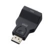 DisplayPort-VGA変換アダプタ（インチナット付き・抜け防止・ディスプレイポート・アクティブタイプ・コンパクト・ミニD-Sub（HD・15pin・1080p）