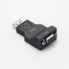 DisplayPort-VGA変換アダプタ（インチナット付き・抜け防止・ディスプレイポート・アクティブタイプ・コンパクト・ミニD-Sub（HD・15pin・1080p）