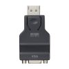 DisplayPort-VGA変換アダプタ（インチナット付き・抜け防止・ディスプレイポート・アクティブタイプ・コンパクト・ミニD-Sub（HD・15pin・1080p）
