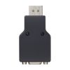DisplayPort-VGA変換アダプタ（インチナット付き・抜け防止・ディスプレイポート・アクティブタイプ・コンパクト・ミニD-Sub（HD・15pin・1080p）
