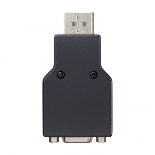 DisplayPort-VGA変換アダプタ（インチナット付き・抜け防止・ディスプレイポート・アクティブタイプ・コンパクト・ミニD-Sub（HD・15pin・1080p）
