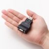 DisplayPort-VGA変換アダプタ（インチナット付き・抜け防止・ディスプレイポート・アクティブタイプ・コンパクト・ミニD-Sub（HD・15pin・1080p）