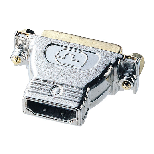 2HDMIケーブルとDVIケーブルとを中継するアダプタHDMIアダプタ AD-HD04 サンワサプライ