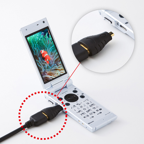 HDMI変換アダプタ（マイクロHDMI） サンワサプライ