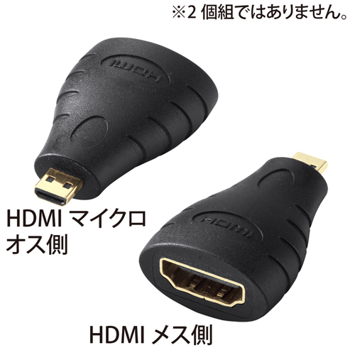 HDMI変換アダプタ（マイクロHDMI） サンワサプライ
