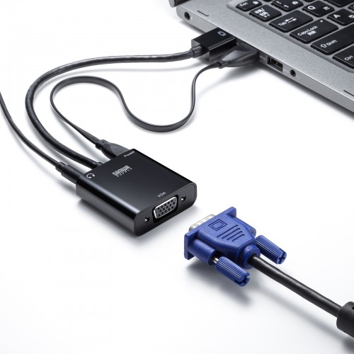 HDMI-VGA変換アダプタ（オーディオ出力付き）