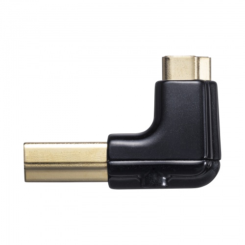 HDMIコネクタ角度変更アダプタ（上向きタイプ・L型変換アダプタ・L字型アダプタ・8K対応・金メッキ端子） AD-HD26LU サンワサプライ