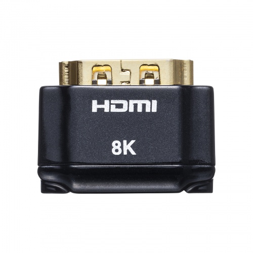 縦型高解像度ディスプレイ＋変換HDMIコネクタ HDMIコネクタ角度変更アダプタ（上向きタイプ・L型変換アダプタ