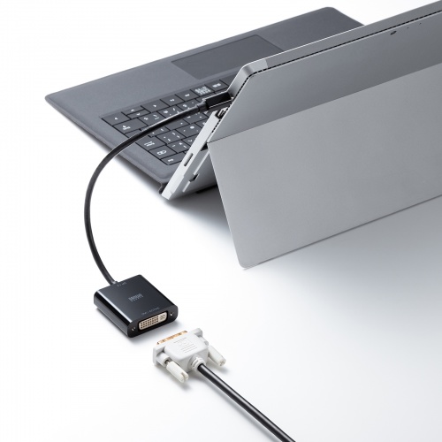 Mini DisplayPort-DVI 変換アダプタ（20cm・アクティブタイプ・1080p・ミニDP・変換ケーブル）