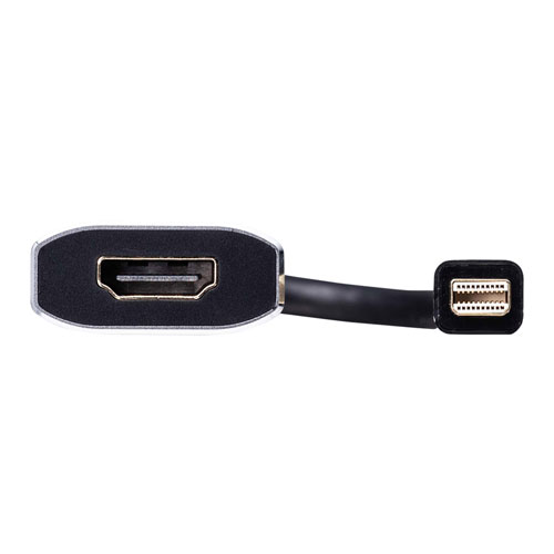 ミニDisplayPort-HDMI 変換アダプタ（HDR対応・ブラック・15㎝）　AD-MDPHDR01 サンワサプライ