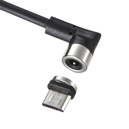 microUSB変換アダプタケーブル（マグネット脱着式）